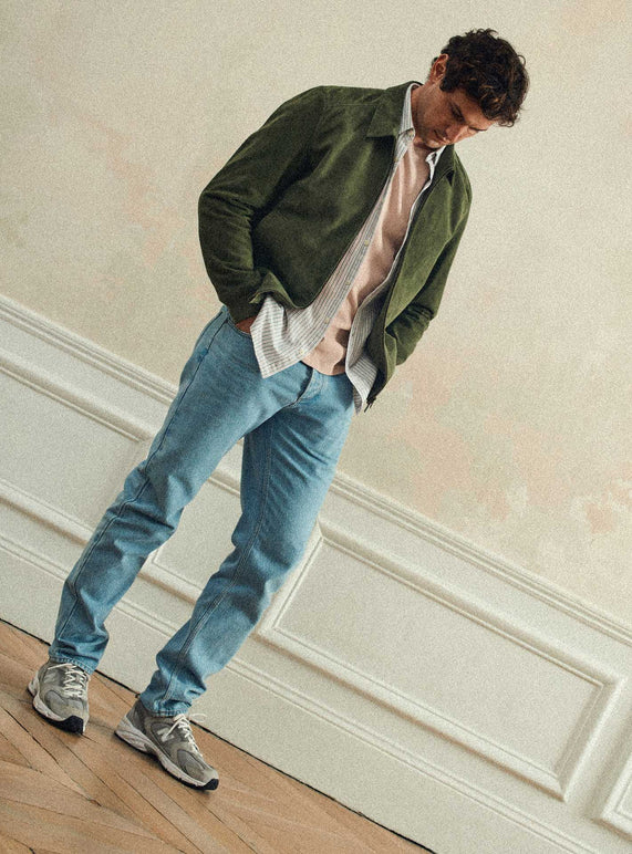 Balibaris - Cuir Barney Khaki