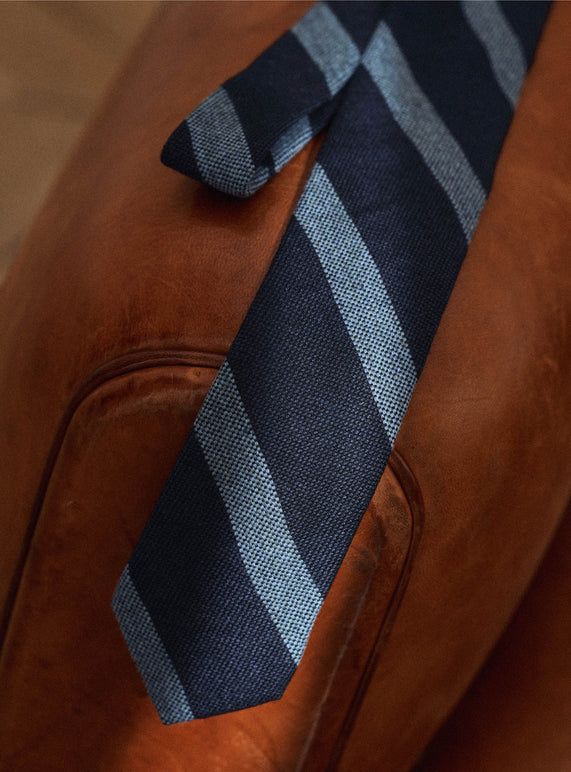 Balibaris - Cravate Nelson Navy Blue