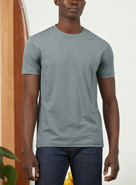 Balibaris - T-Shirt Casey Rayé Lac